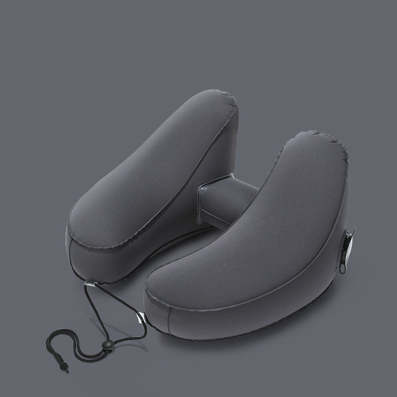 Inflatable U-shaped Travel Neck Pillow