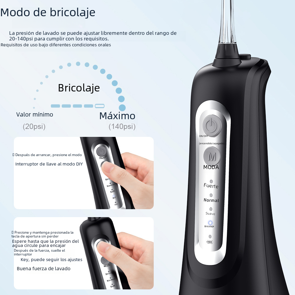 Portable Water Flosser - Cordless Electric Oral Irrigator