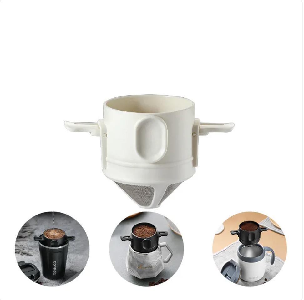 Reusable Coffee Filter - Stainless Steel Paperless Coffee Cup