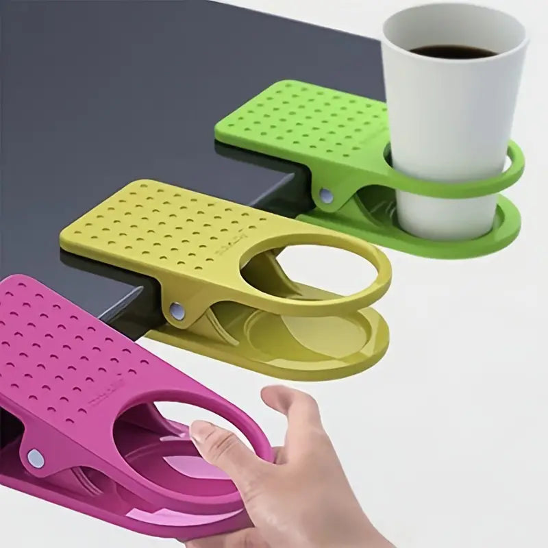 Large Clip-On Table Side Water Cup Holder