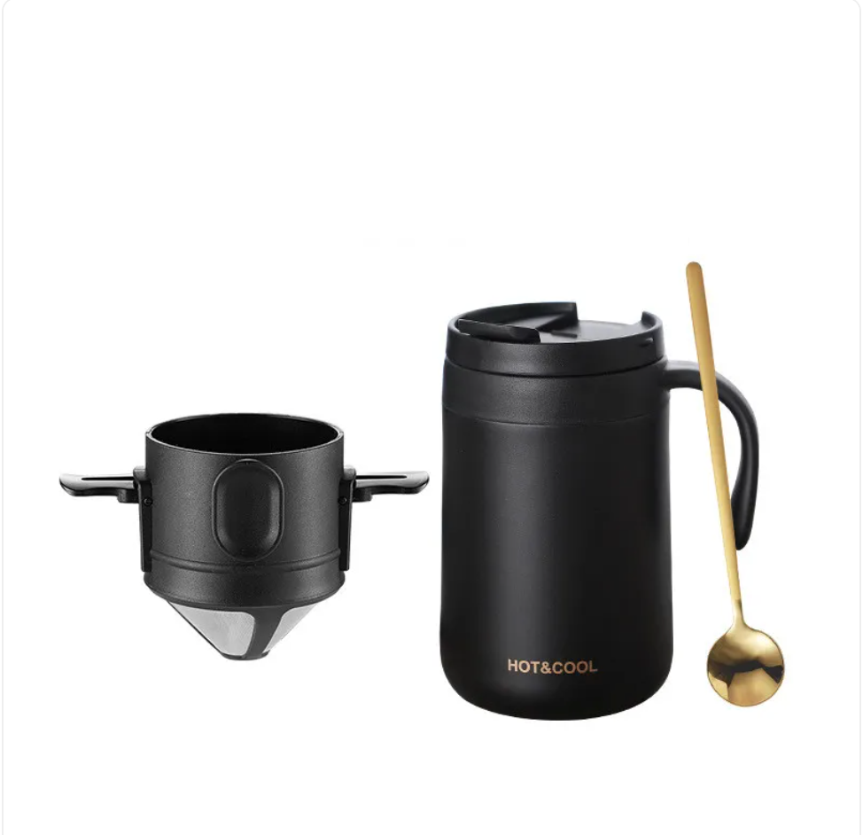 Reusable Coffee Filter - Stainless Steel Paperless Coffee Cup