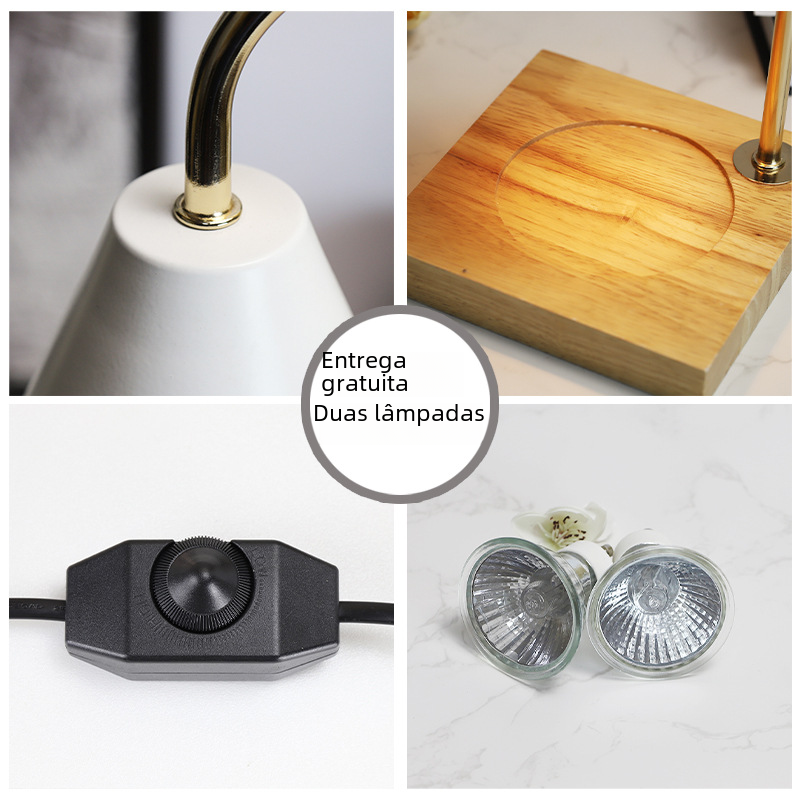 European Style Minimalist Wax Warmer Table Lamp