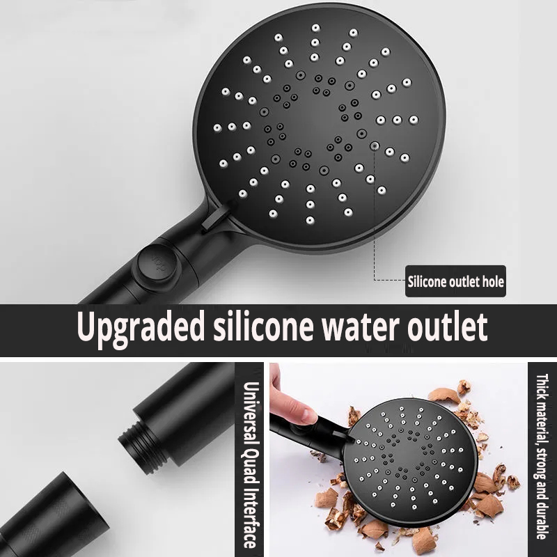 5-Mode Silicone Shower Head