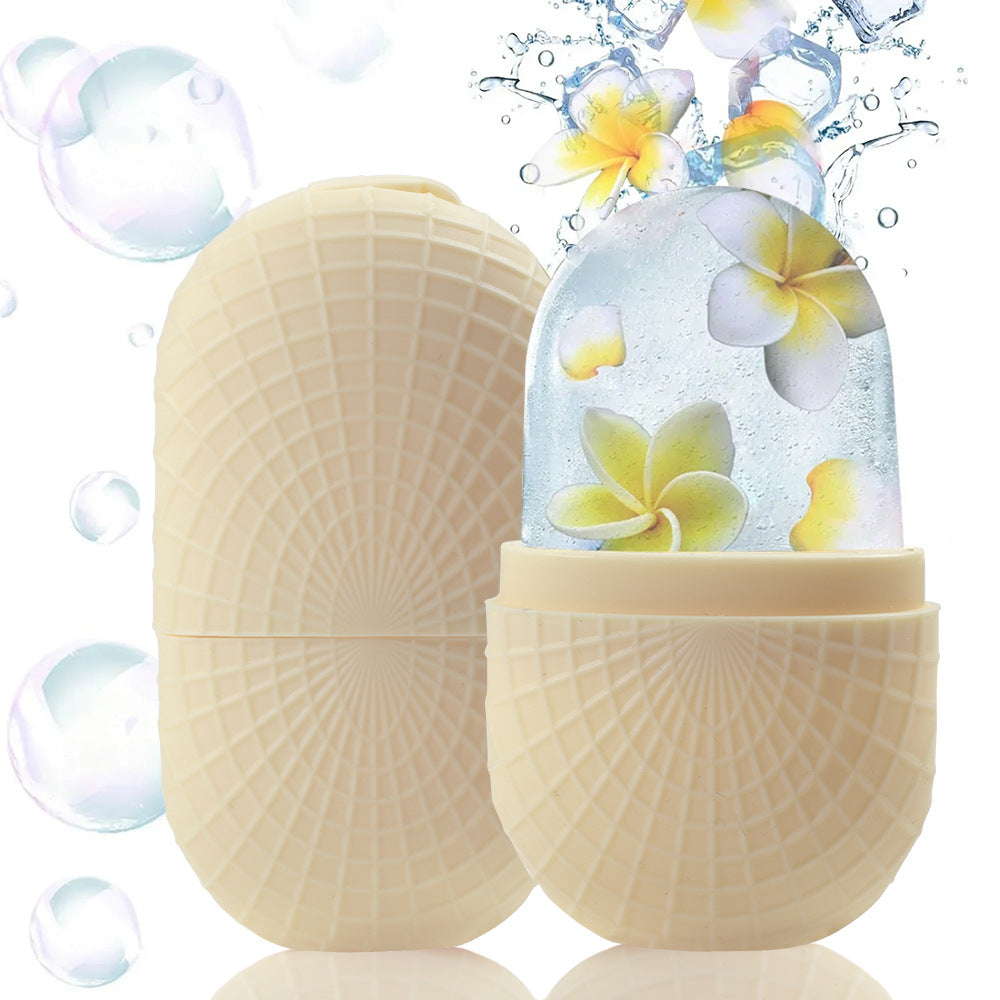 Silicone Facial Ice Tray Massager