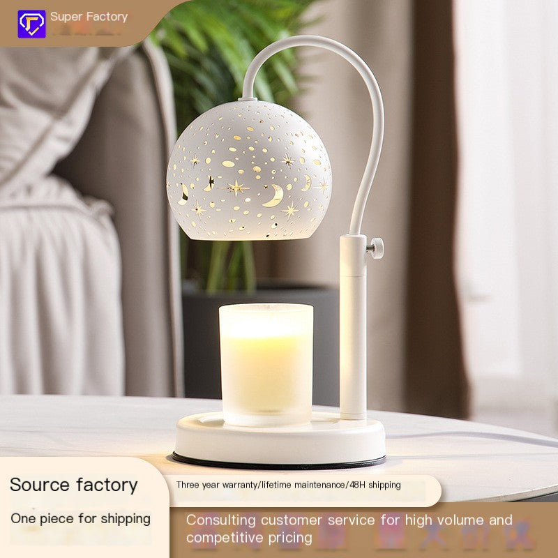 New Wax Melting Aroma Lamp with Hollow Shade