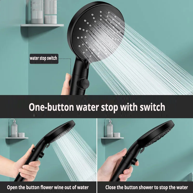 5-Mode Silicone Shower Head