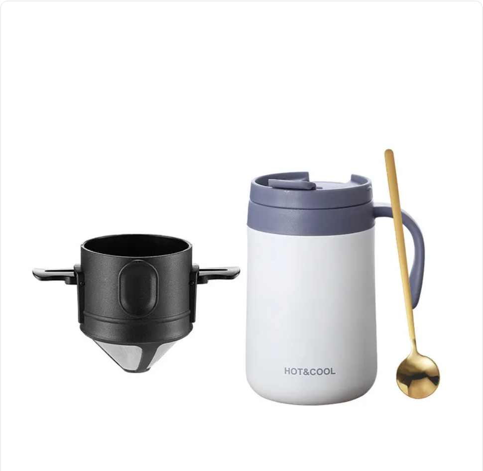 Reusable Coffee Filter - Stainless Steel Paperless Coffee Cup