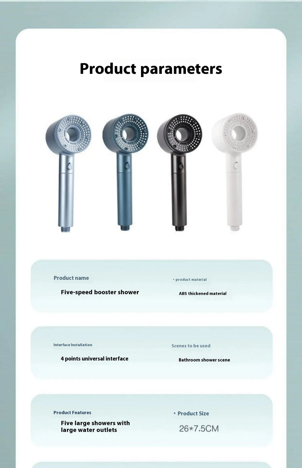 Filtered Shower Head