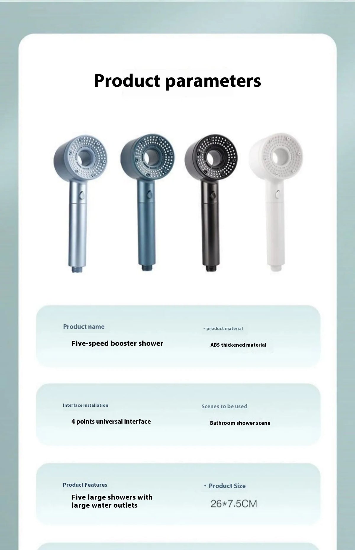 Filtered Shower Head