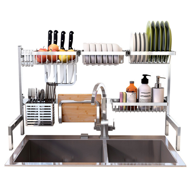 304 Stainless Steel Foldable Kitchen Drain Rack