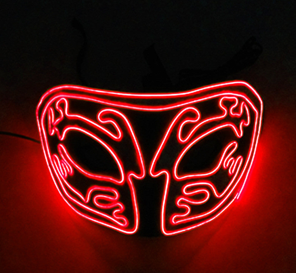 Cold Light EVA Half Face Glow Mask for Holidays