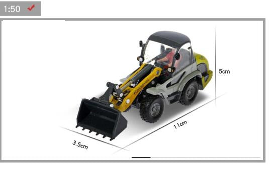 1:50 Alloy Construction Vehicle Toy Model for Kids