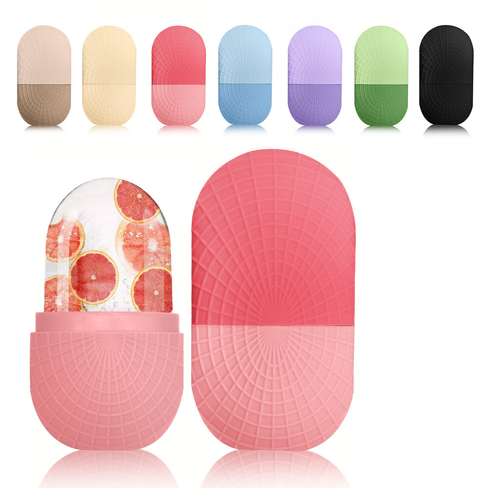 Silicone Facial Ice Tray Massager