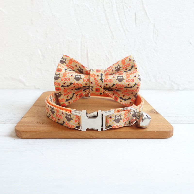 Personalized Cat Collar - Adjustable Halloween Pet Collar