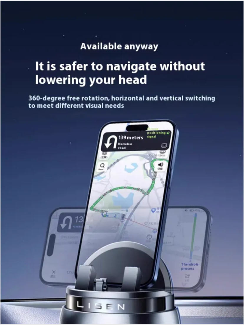 360° Rotatable Non-Slip Car Phone Holder